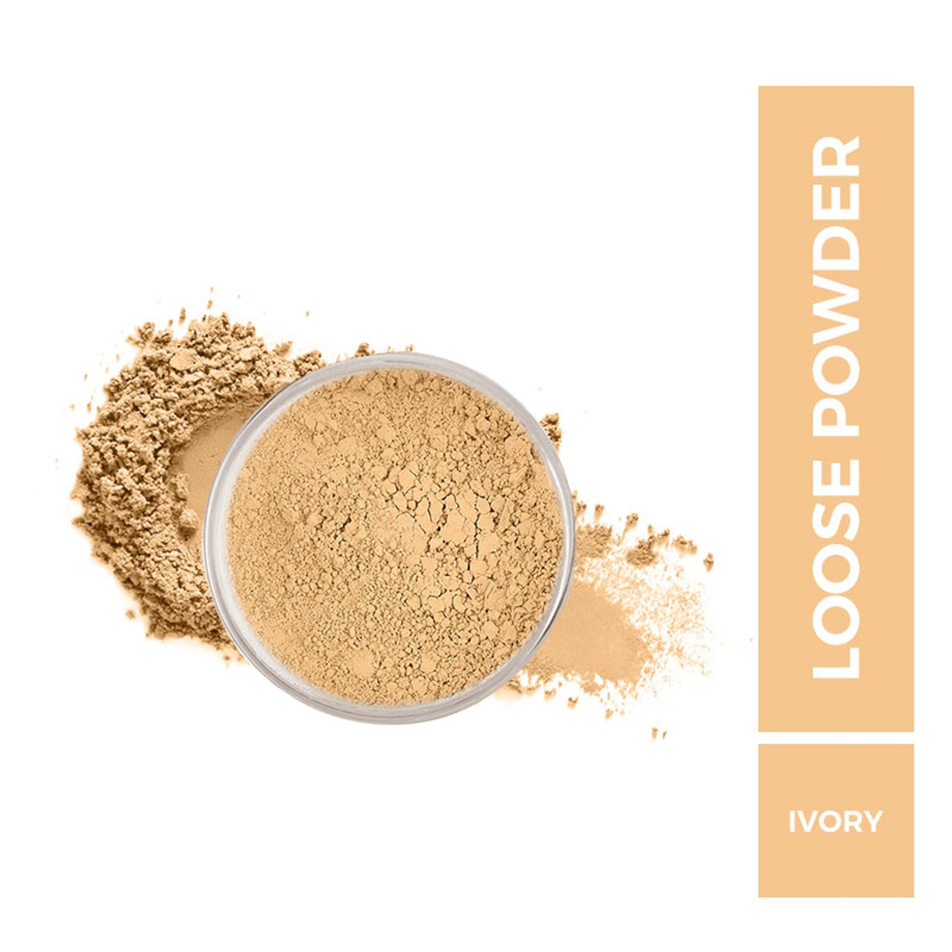 Matt Look Face Makeup Banana Luxury Loose Powder Translucent - Ivory 
