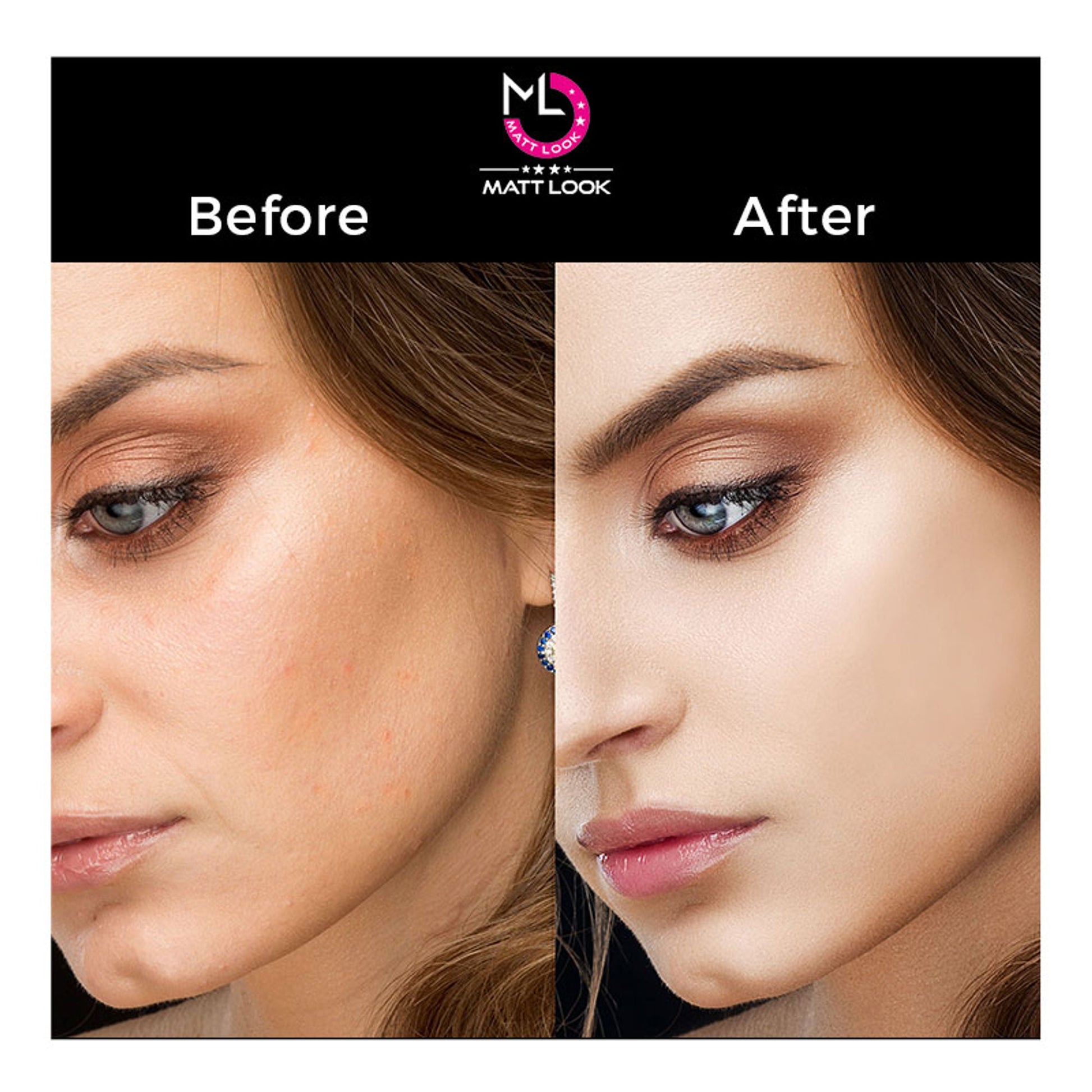 Matt Look Face Makeup Banana Luxury Loose Powder Translucent - Ivory 
