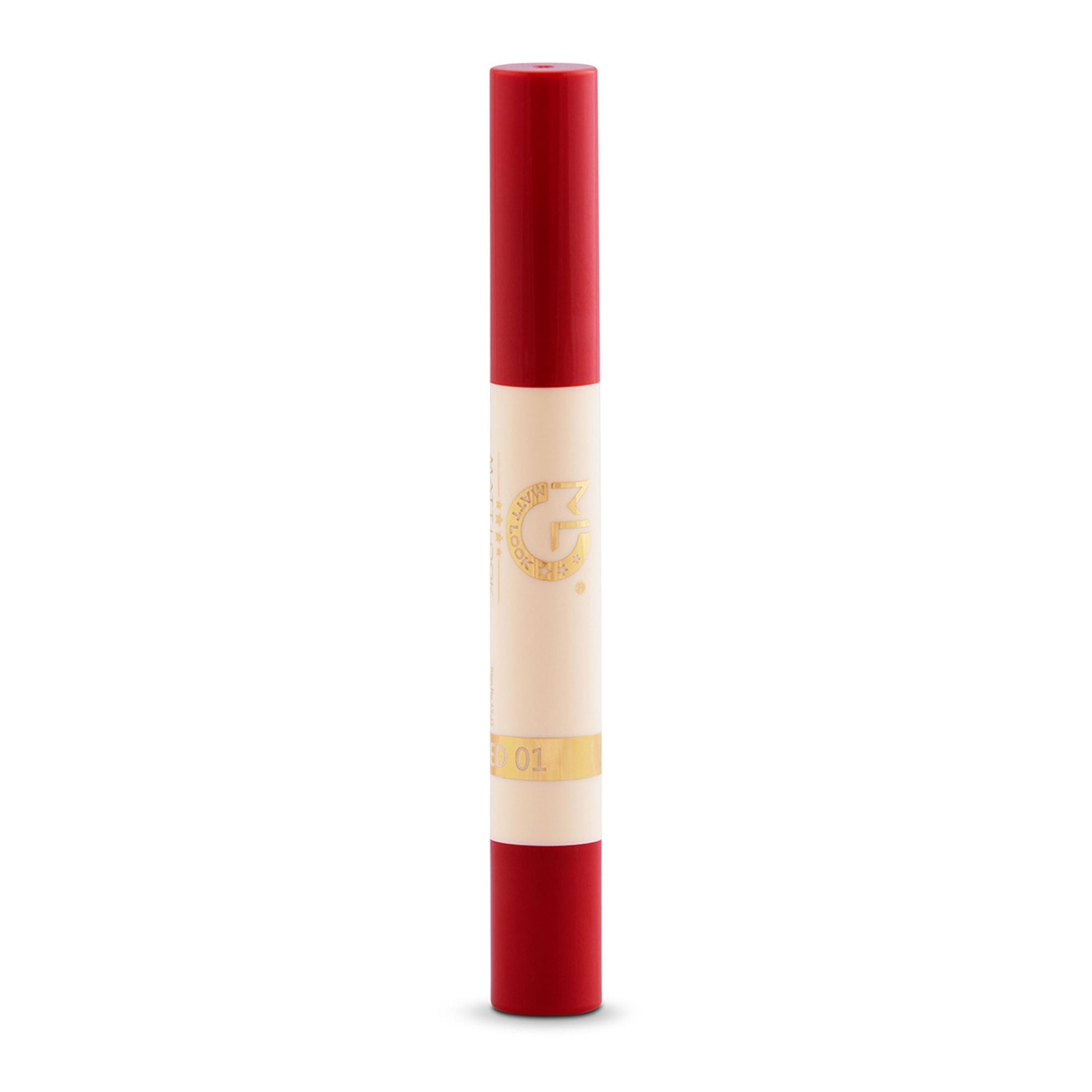 Matt Look Velvet Smooth Non Transfer Lipstick - Hot Red 