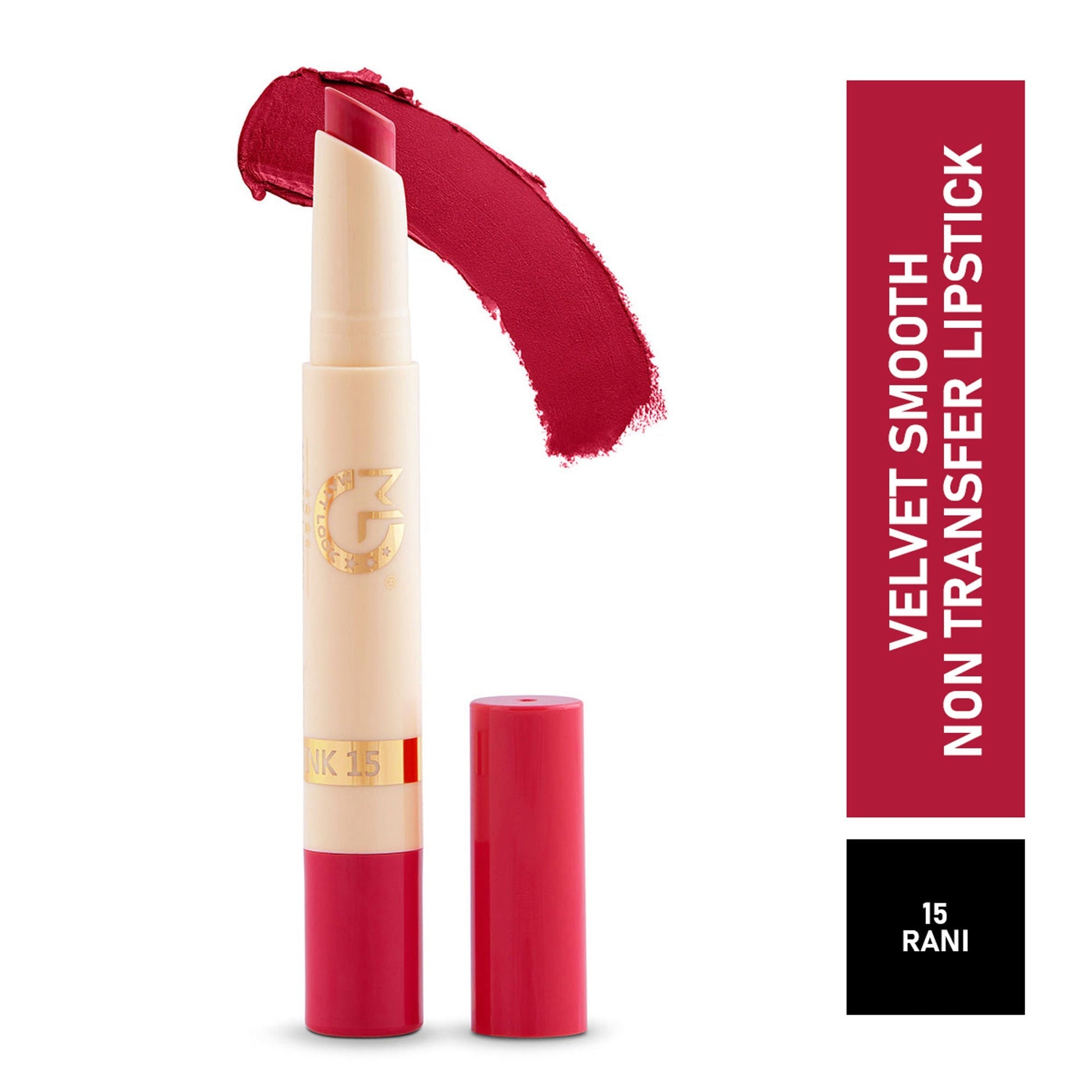 Matt Look Velvet Smooth Non Transfer Lipstick - Coral Pink 