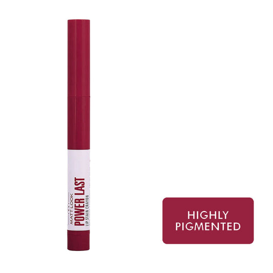 Matt Look Power Last Lip Stain Crayon Lipstick - Divine Wine 