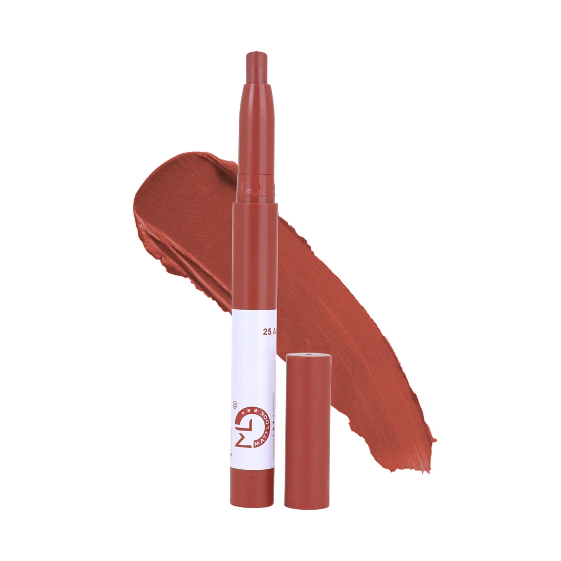 Matt Look Power Last Lip Stain Crayon Lipstick - All Most Nude 25 