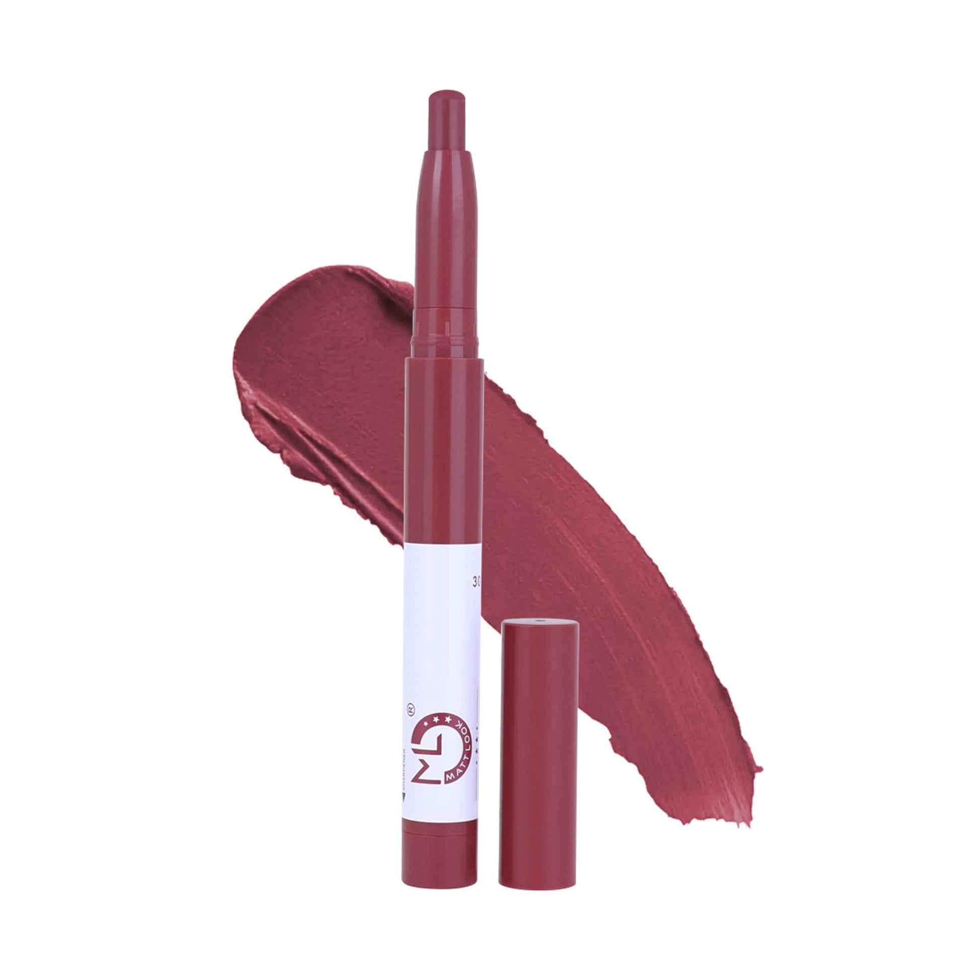 Matt Look Power Last Lip Stain Crayon Lipstick - Plush Rush 30 