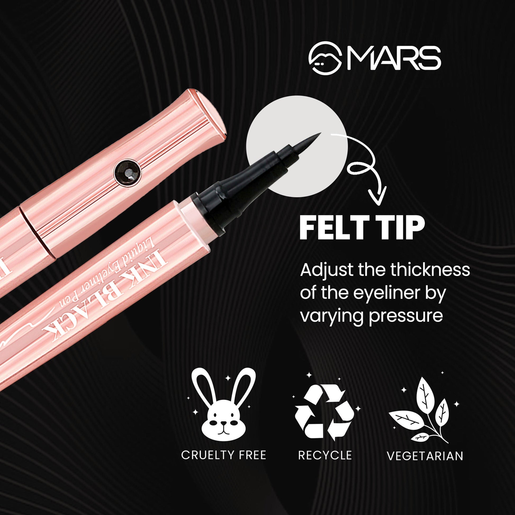 MARS Cosmetics Ink Black Eyeliner 