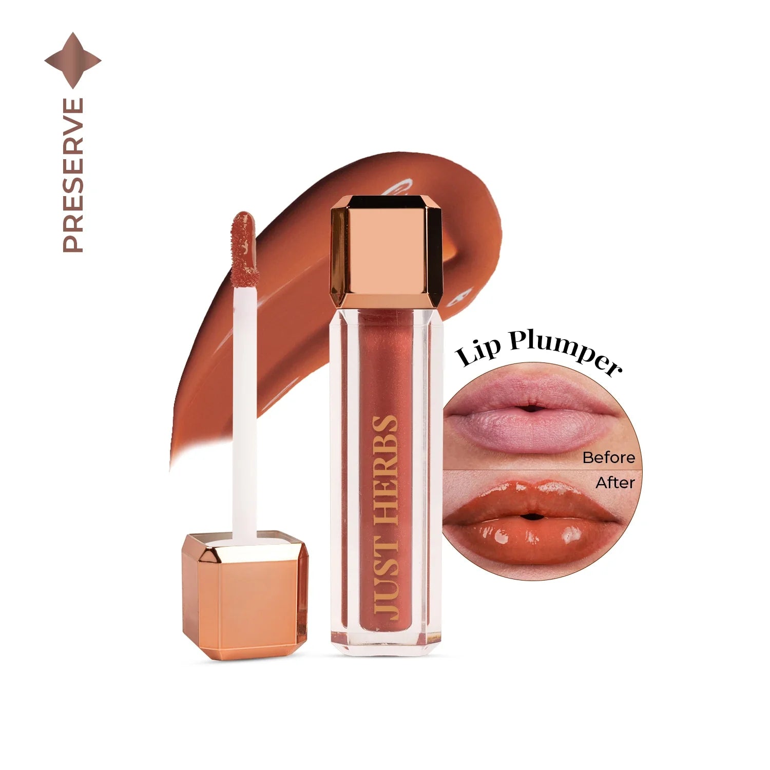 Lip Honey Plumping Gloss with Plant Vitamin C and Peppermint Oil 