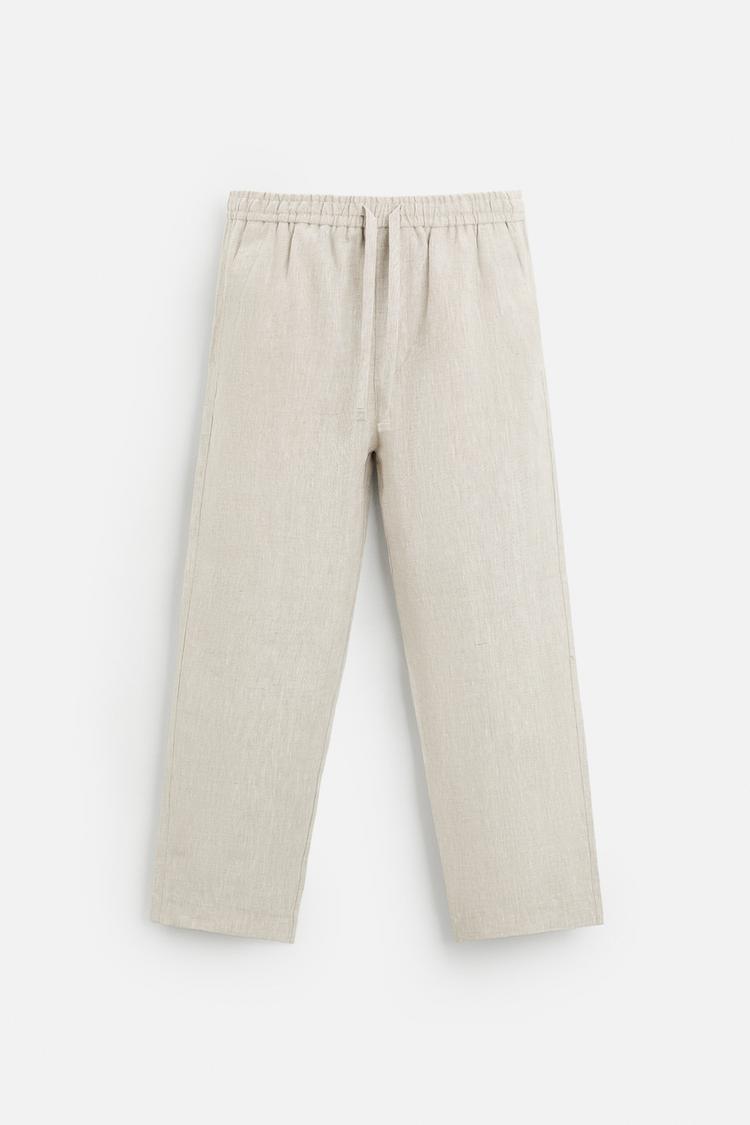 Fabmade Men’S Beige Loose Fit Cotton Pajama