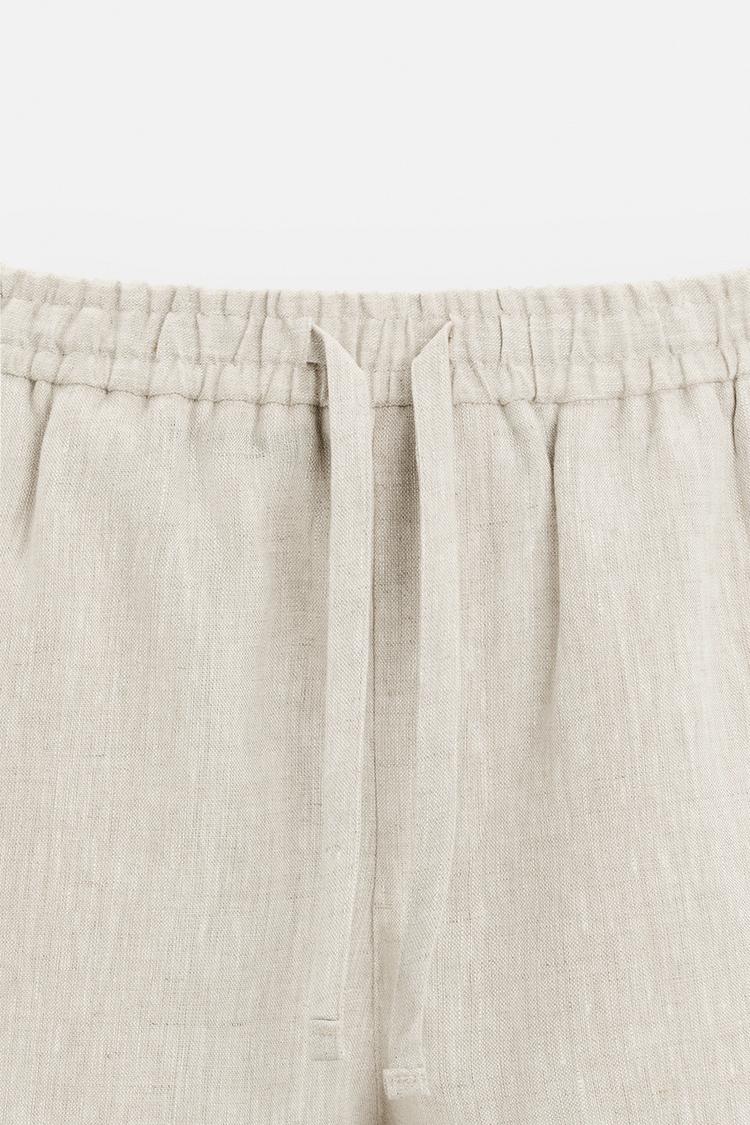 Fabmade Men’S Linen Pajama Combo – Beige & Brown (Pack Of 2)
