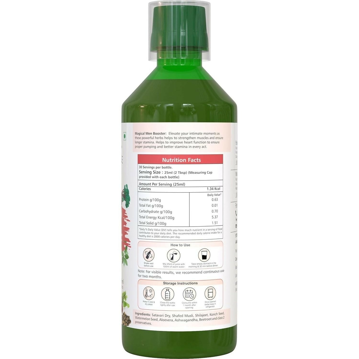 Farm Naturelle Magical Man Juice Supports Men's Health 