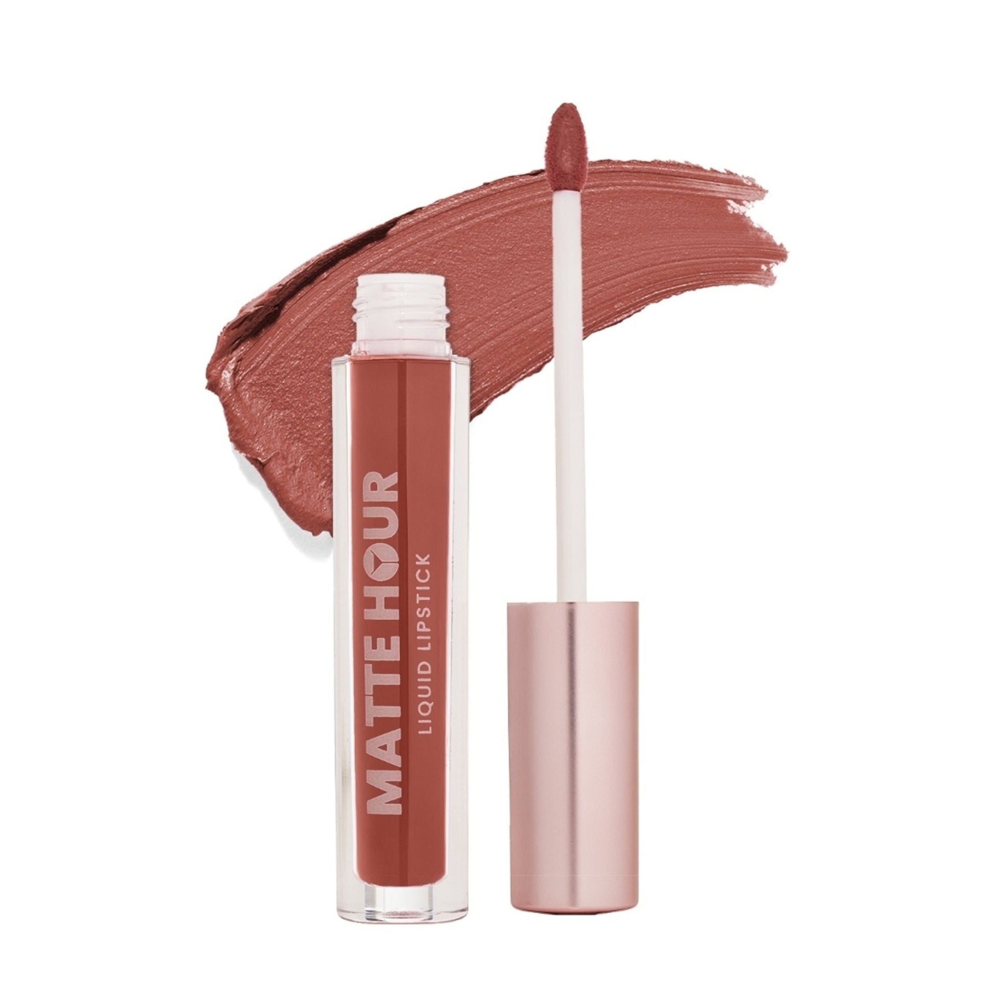 Swiss Beauty Matte Hour Waterproof Liquid Lipstick, Up To 10-Hour - 3 Bare Cosmo