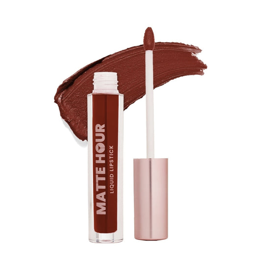 Swiss Beauty Matte Hour Waterproof Liquid Lipstick, Up To 10-Hour - 10 Espresso Martini