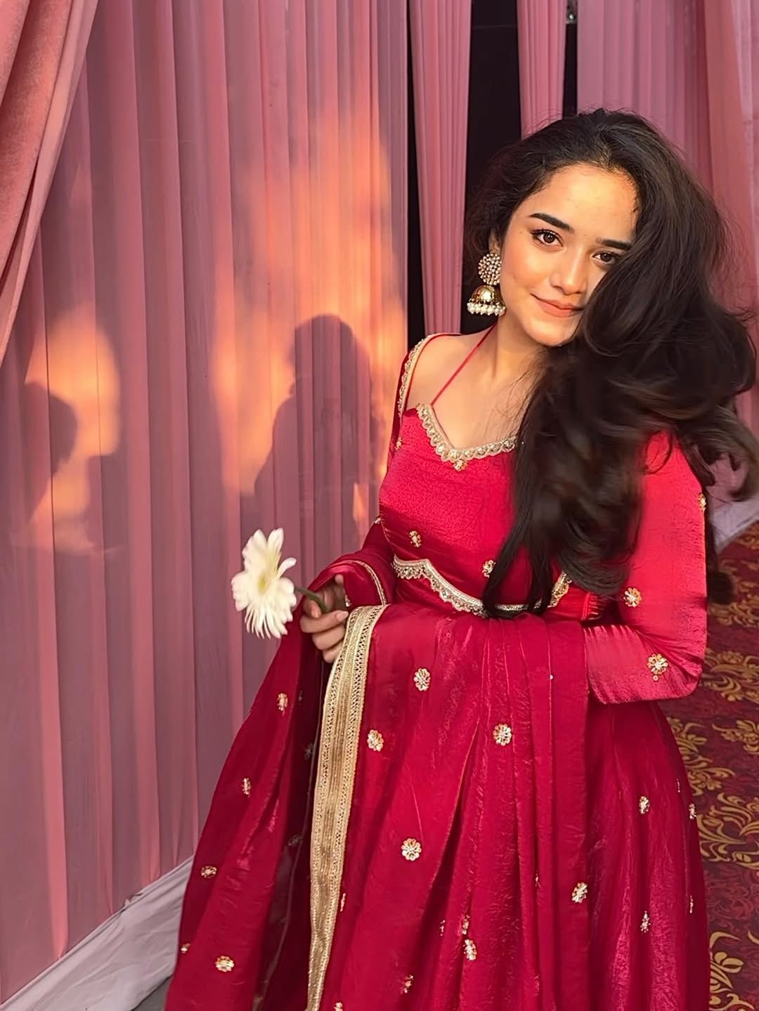 Yash Enterprise Red Fendy Silk Party Wear Embroidery Suit Set  Grab2Buy Yash Enterprise Grab2Buy