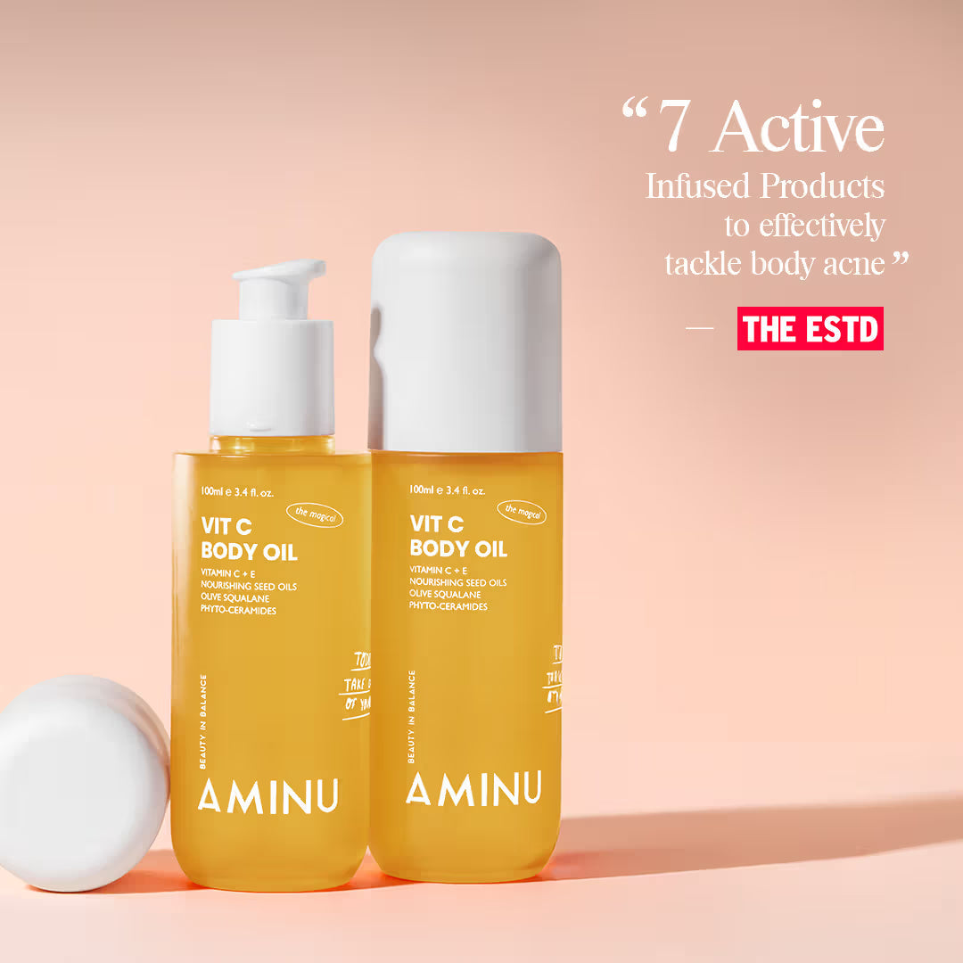 Aminu Melting Aminu Vit C Body Oil for Brightening & Hydrating  Grab2Buy Aminu Grab2Buy