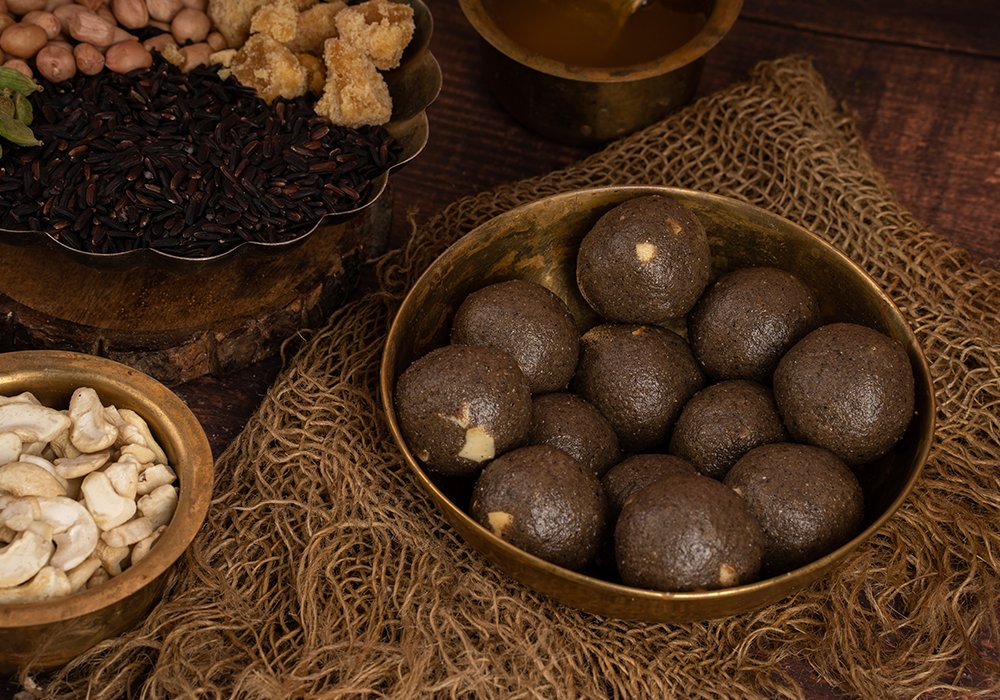 Narchuvai Foods Black Rice Laddoos