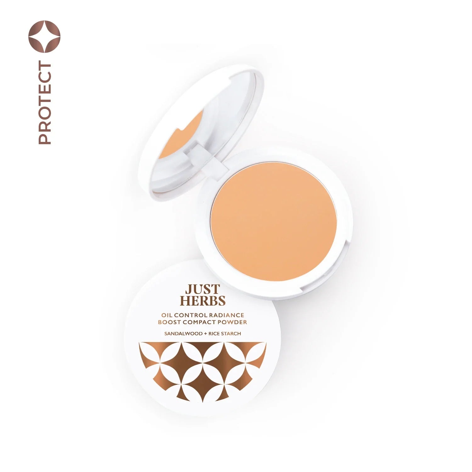Oil Control Radiance Boost Compact Powder with Sandalwood & Rice Starch 