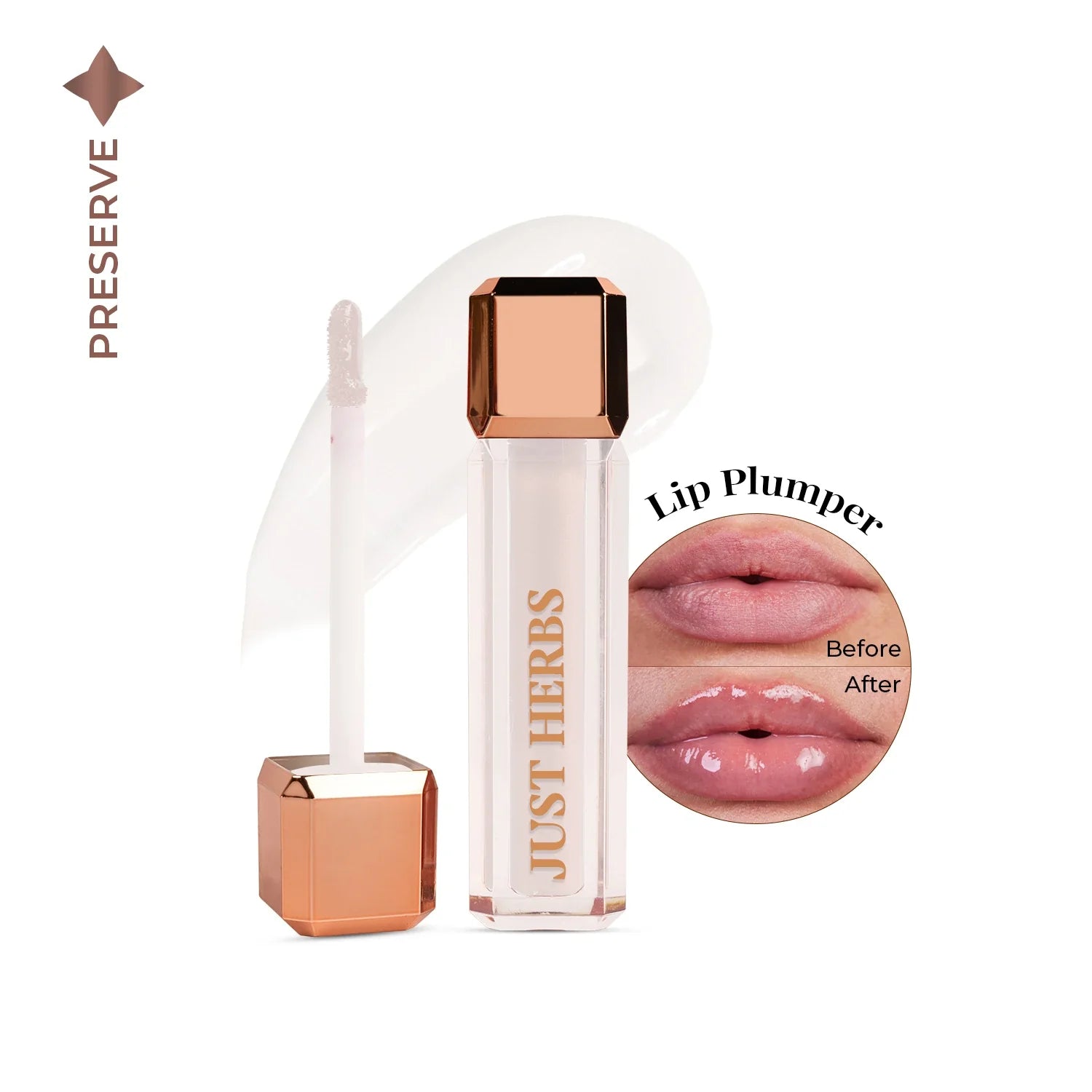 Lip Honey Plumping Gloss with Plant Vitamin C and Peppermint Oil 