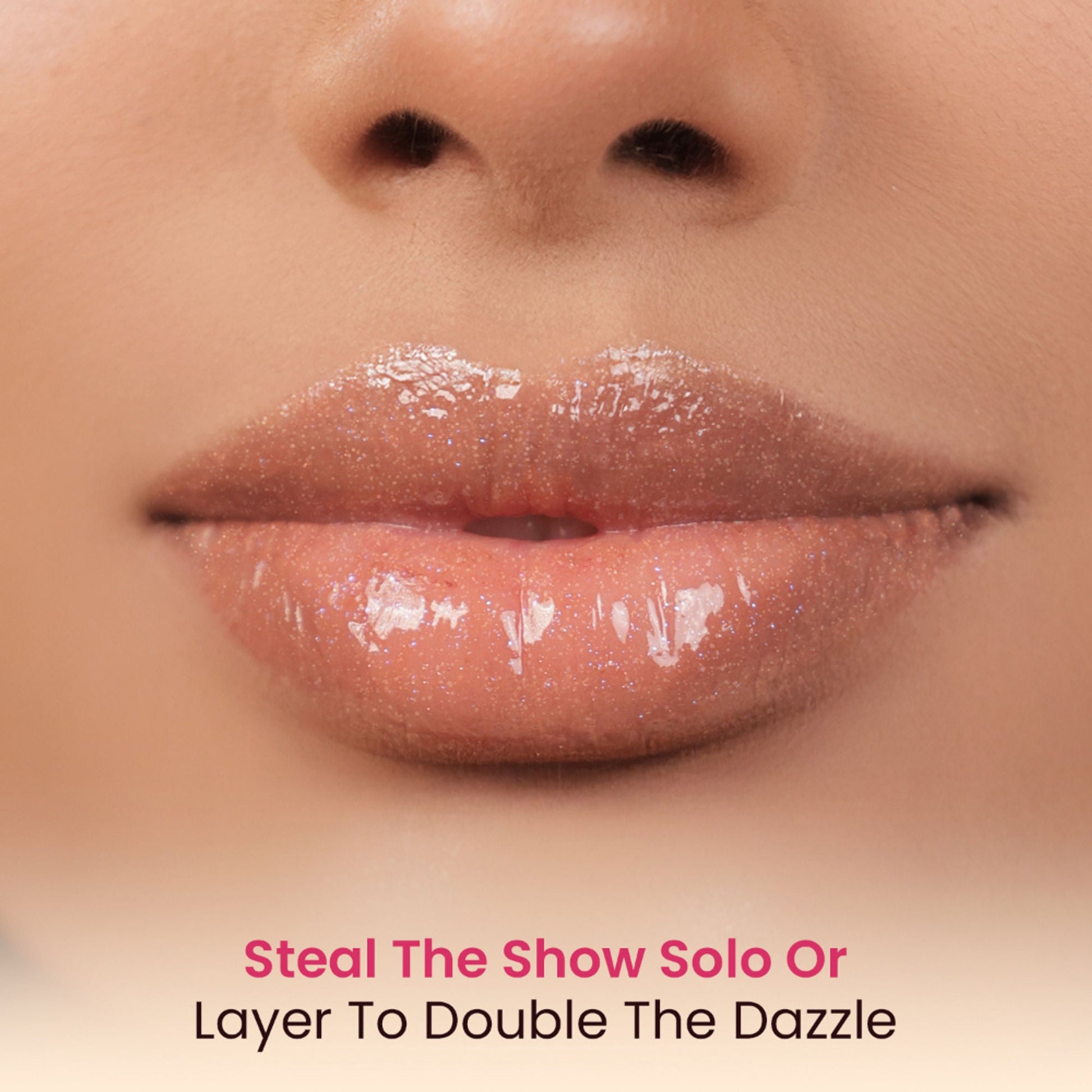 Swiss Beauty Moist Heist Shimmer Lip Oil Luminous Shine , Hydrating & Lightweight - 3 Orange Alert
