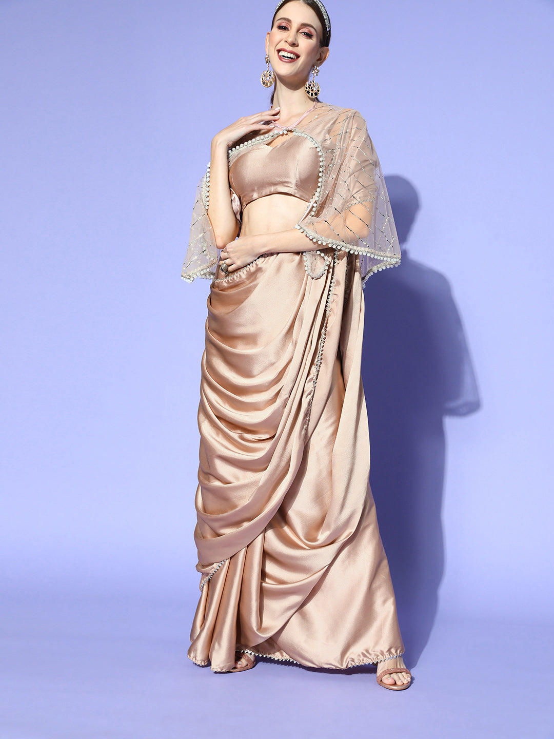 Tikhi Imli Satin Grab2Buy With Cape 