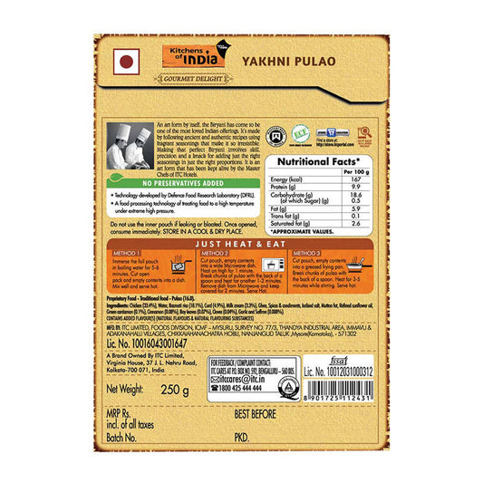 Kitchens of India Yakhni Pulao - Grab2buy