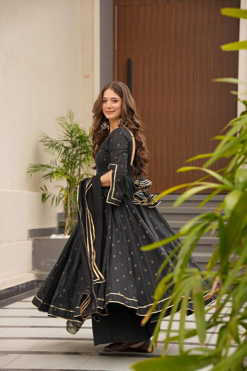 Yash Enterprise Black Maslin Fabric Digital Print Work Suit Set  Grab2Buy Yash Enterprise Grab2Buy