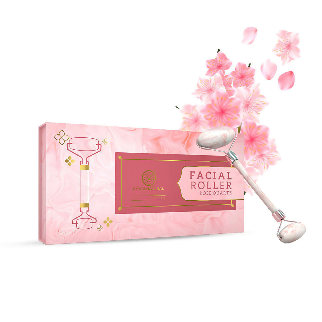 Khadi Natural Rose Quartz Facial Roller  Grab2Buy Khadi Natural Grab2Buy