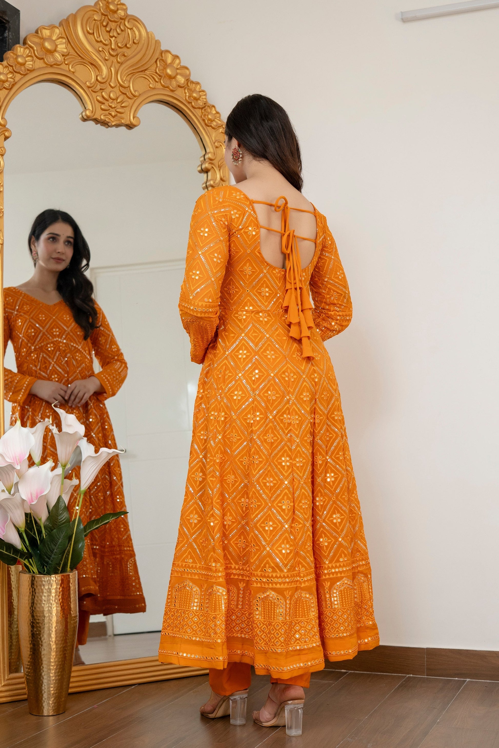 Yash Enterprise Yellow Blooming Silk Party Wear Embroidery Suit Set  Grab2Buy Yash Enterprise Grab2Buy