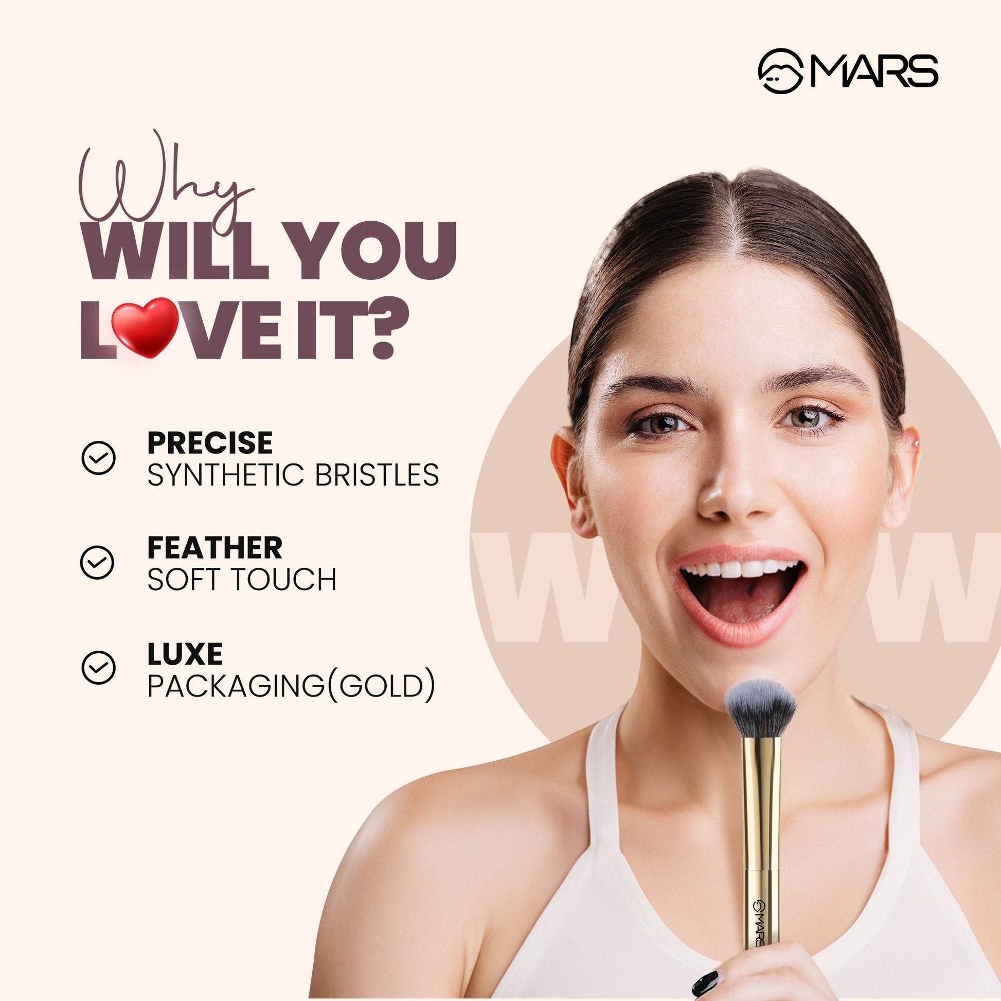 MARS Cosmetics Dense Highlighter Brush 