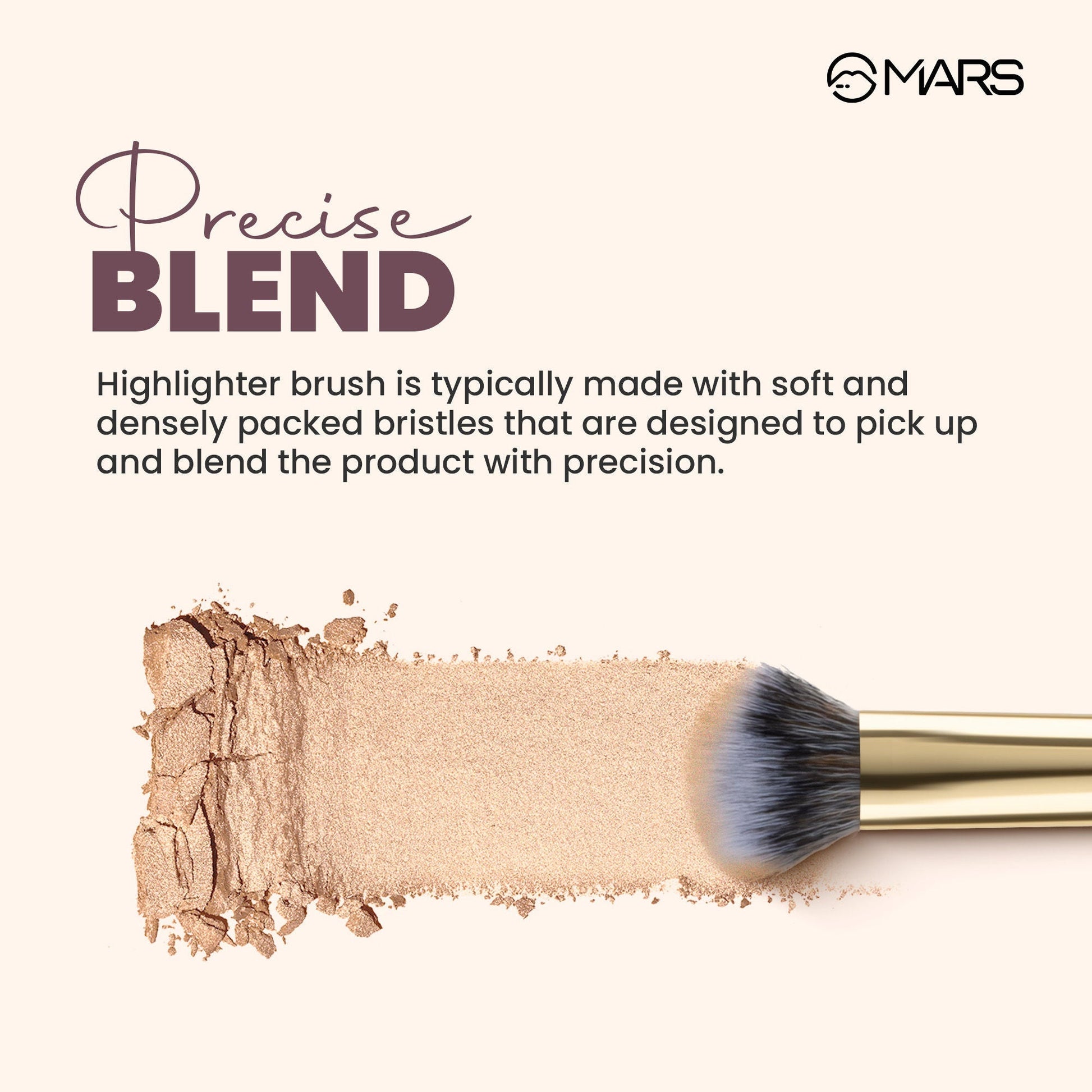MARS Cosmetics Dense Highlighter Brush 