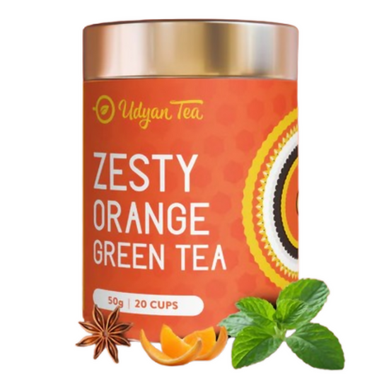 Udyan Tea Zesty Orange Green Tea  Grab2Buy Udyan Tea Grab2Buy