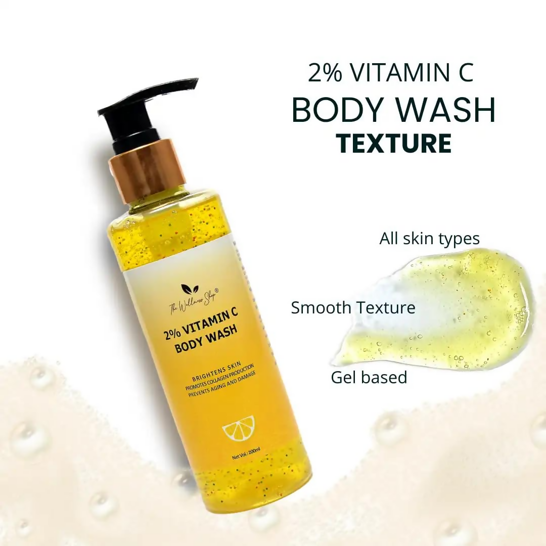The Wellness Shop 2% Vitamin C Body Wash  Grab2Buy The Wellness Shop Grab2Buy