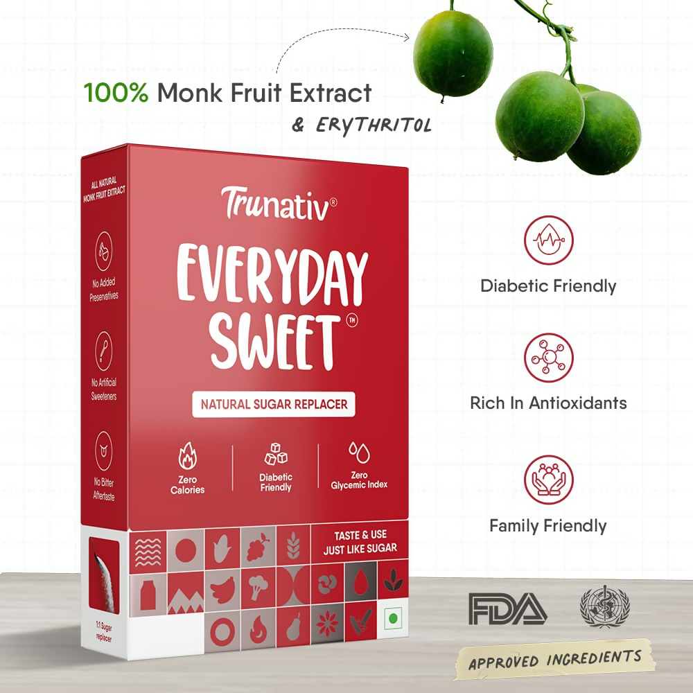 Trunativ Everyday Sweet Monkfruit Sweetener Powder  Grab2Buy Trunativ Grab2Buy