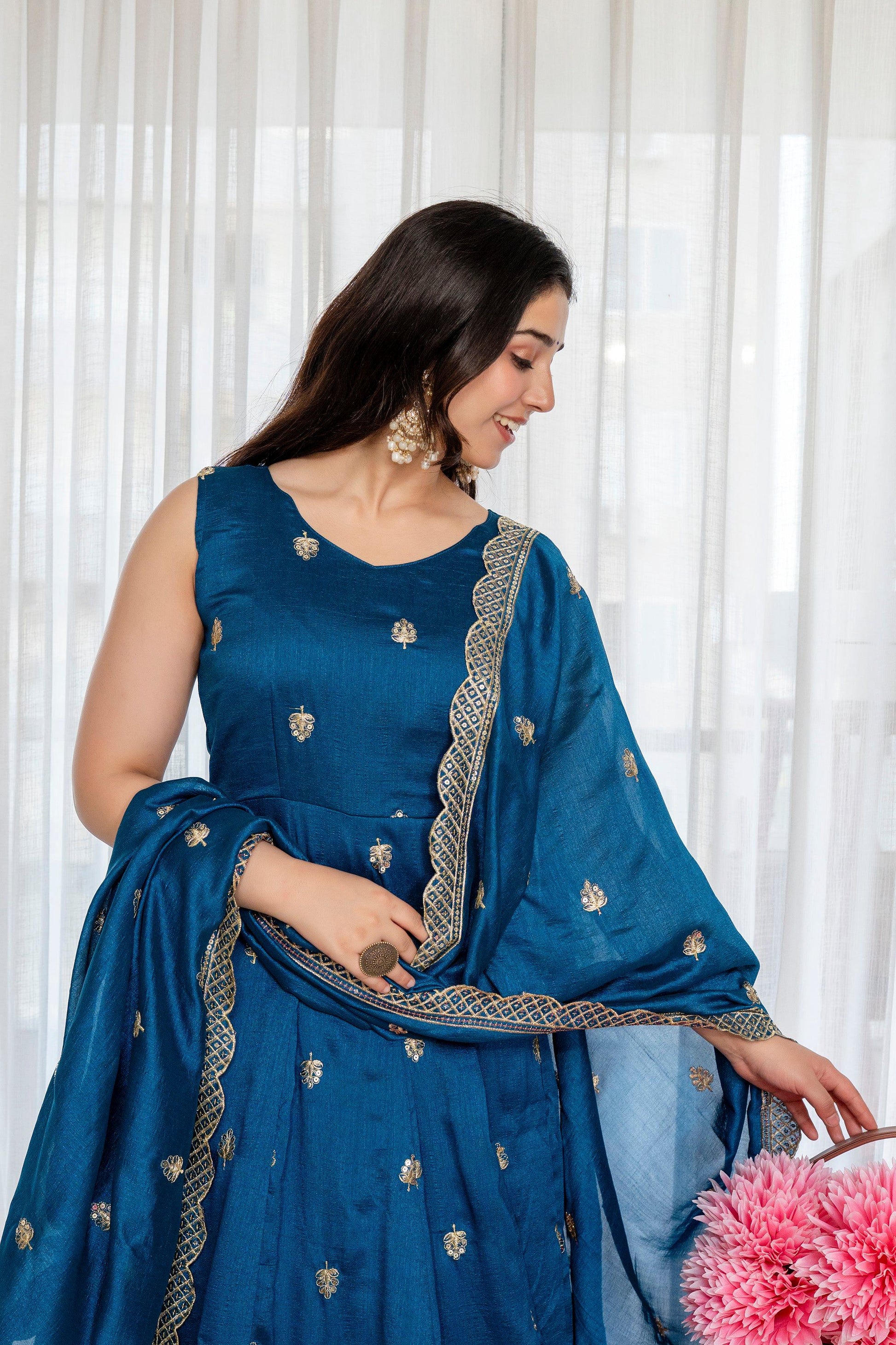 Yash Enterprise Rama Simmar Silk Party Wear Embroidery Suit Set  Grab2Buy Yash Enterprise Grab2Buy