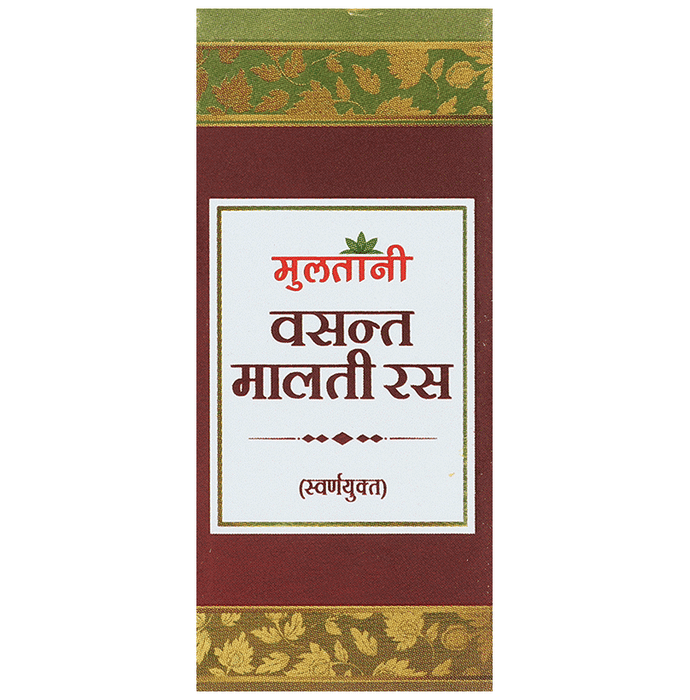Multani Vasant Malati Ras with Gold Tablet 