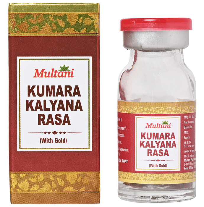 Multani Kumar Kalyan Ras (With Gold) Tablet 