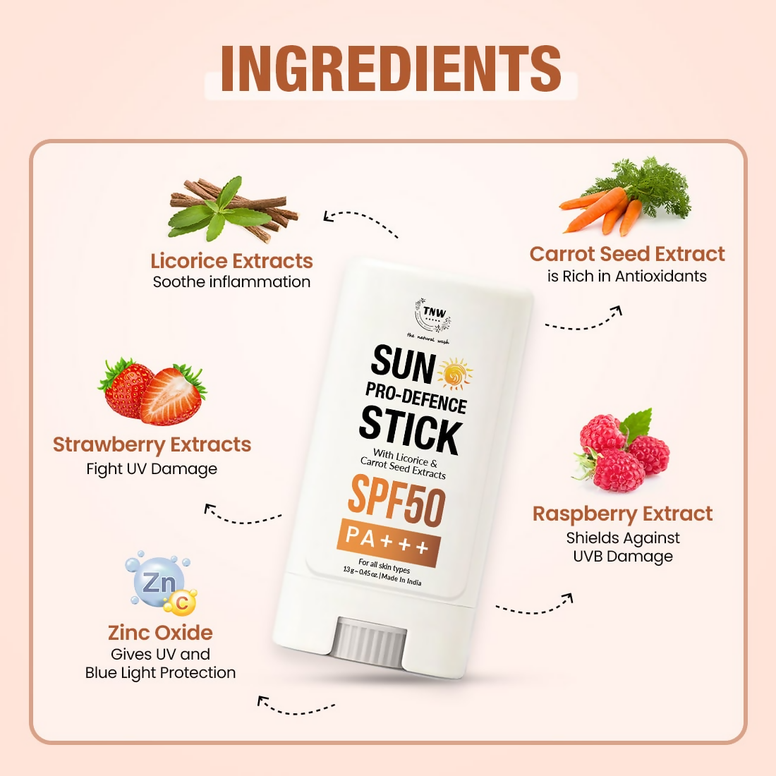 The Natural Wash Sun Pro Defence Sunscreen Stick SPF50  Grab2Buy The Natural Wash Grab2Buy