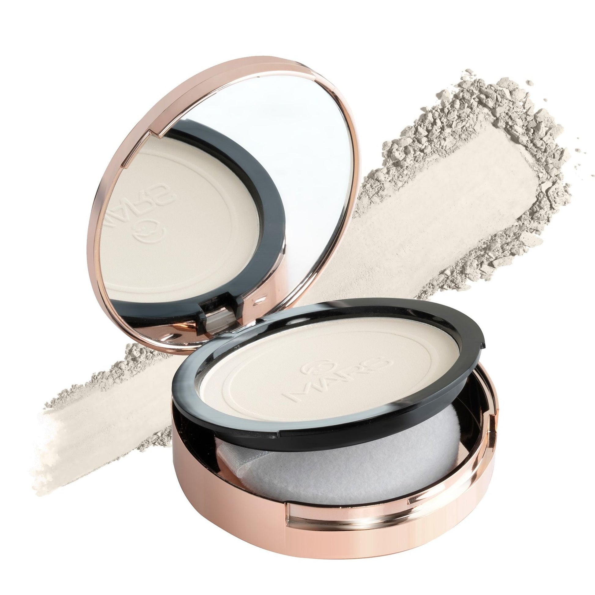 MARS Cosmetics Matte On Compact Powder with Applicator Puff - 01 Light 