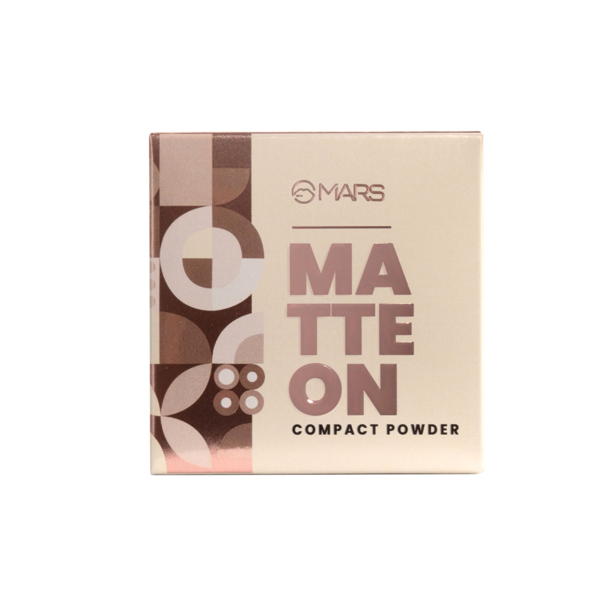 MARS Cosmetics Matte On Compact Powder with Applicator Puff - 01 Light 