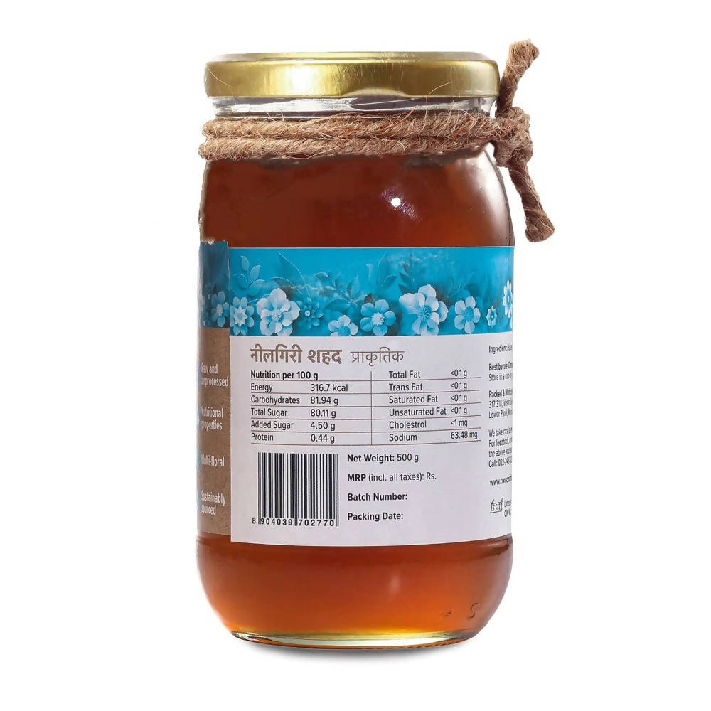 Conscious Food Nilgiri Raw Honey 
