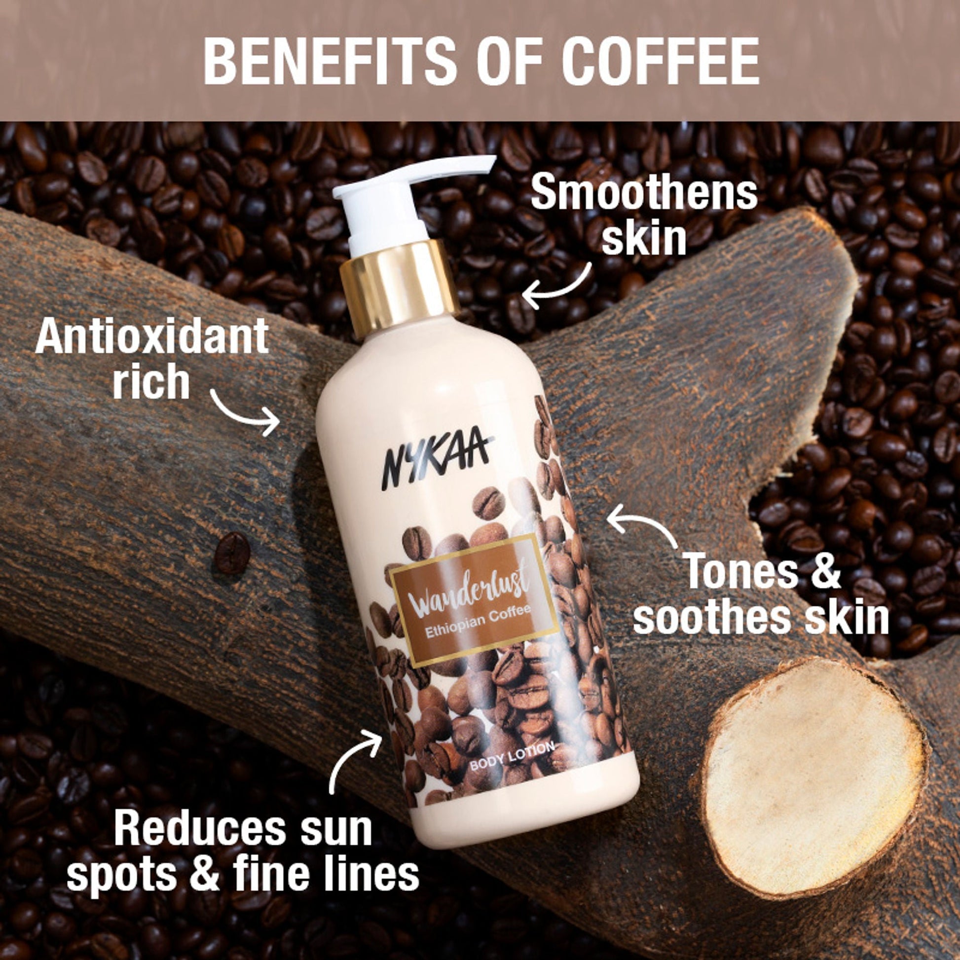 Wanderlust Moisturizing Body Lotion - Ethiopian Coffee  Grab2Buy Wanderlust Grab2Buy