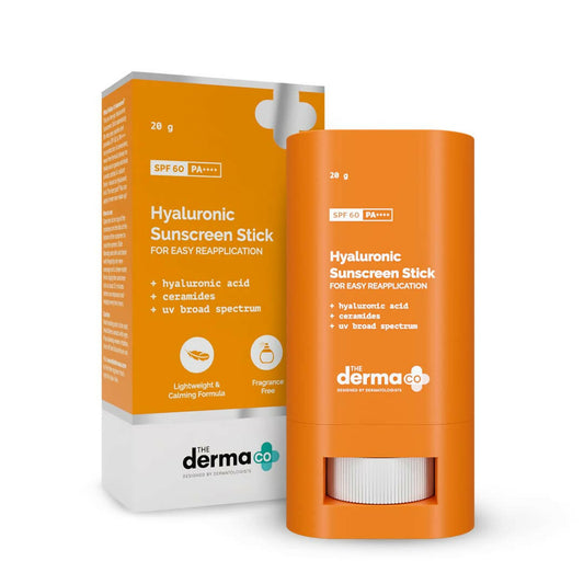 The Derma Co Hyaluronic Sunscreen Stick with SPF 60  Grab2Buy The Derma Co Grab2Buy