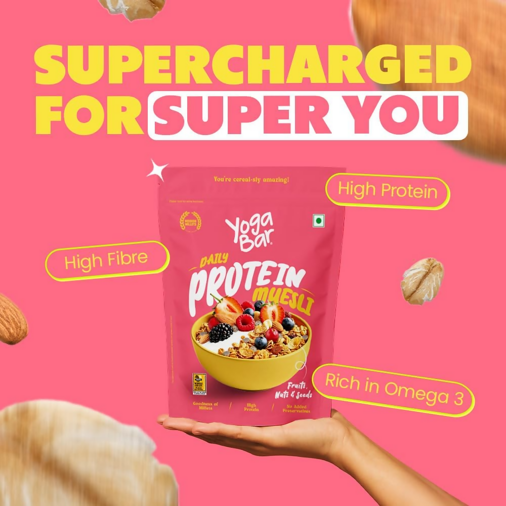 Yoga Bar Daily Protein Muesli Fruits, Nuts & Seeds  Grab2Buy Yoga Bar Grab2Buy