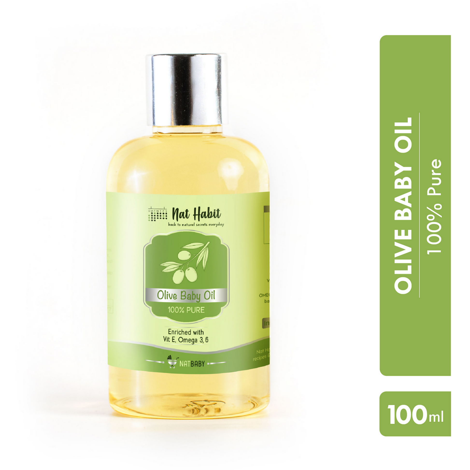 Nat Habit Pure Olive Baby Oil 