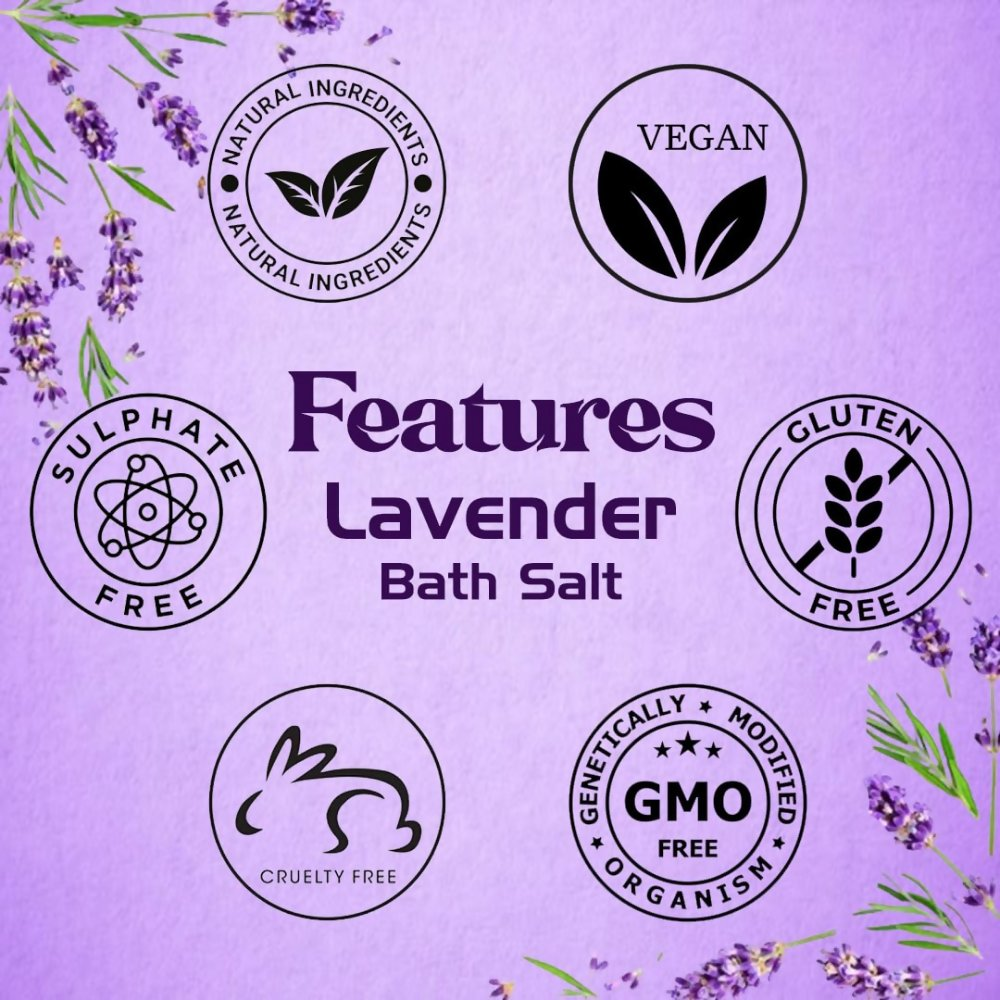VedicAyurveda Dead Sea Salt and Lavender Bath Salt  Grab2Buy VedicAyurveda Grab2Buy