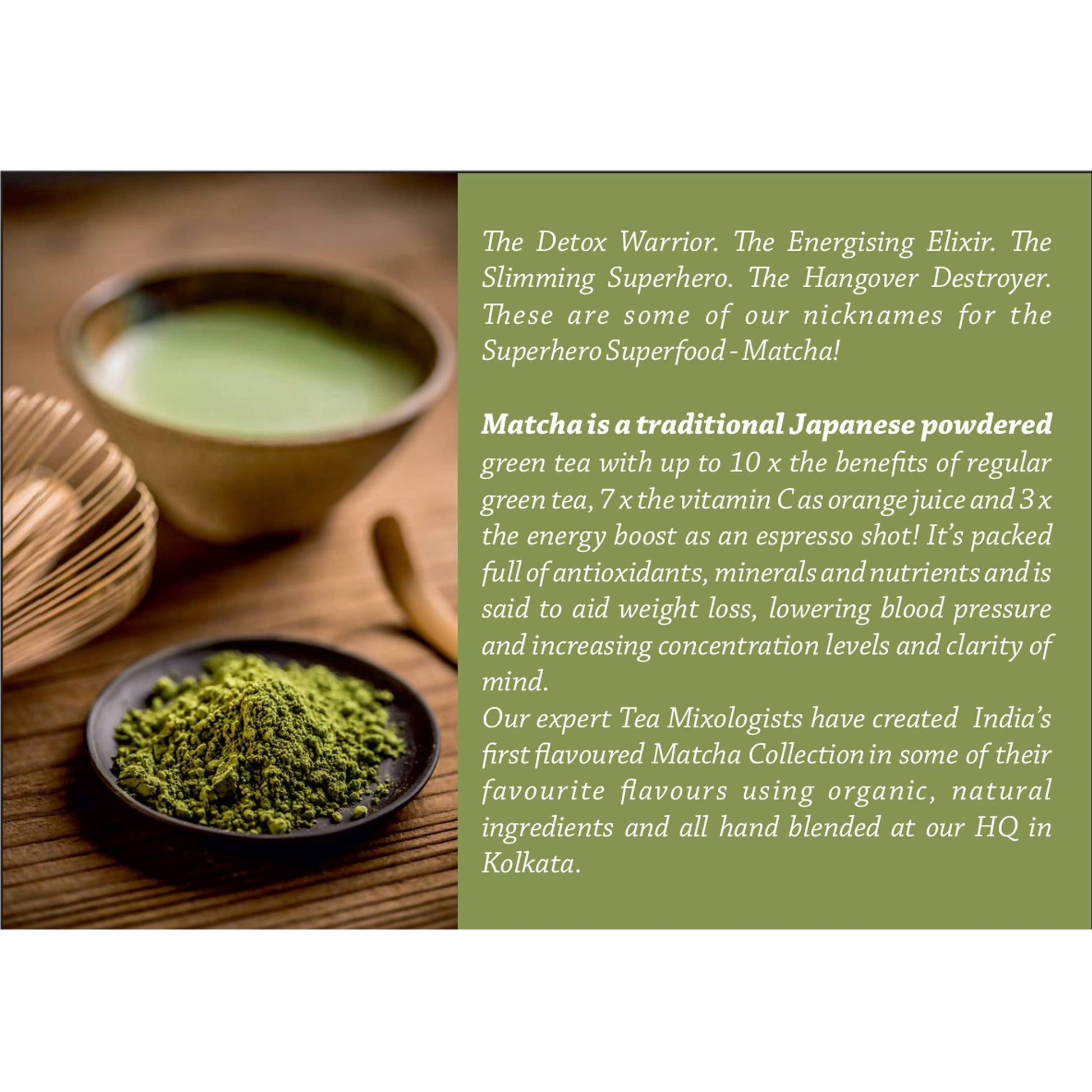 The Tea Trove - Matcha Green Tea | Swadesiicart