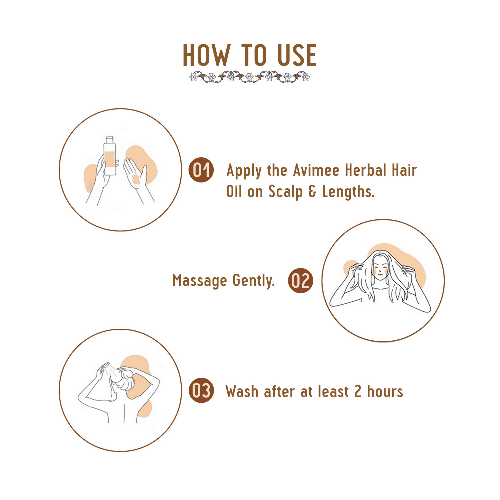 Avimee Herbal Cold Pressed Sweet Almond Oil, Fight Split Ends With Vitamin E