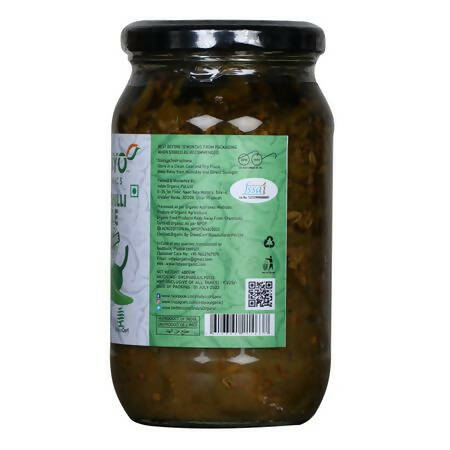 Indyo Organics Green Chilli Pickle - Grab2buy