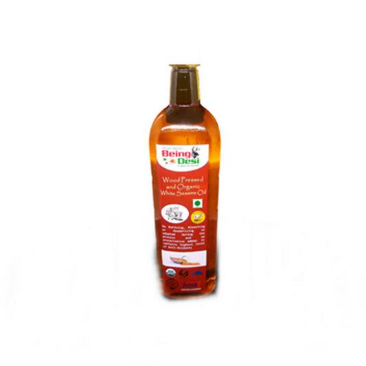 Being Desi Organic Wood pressed White Sesame Oil 