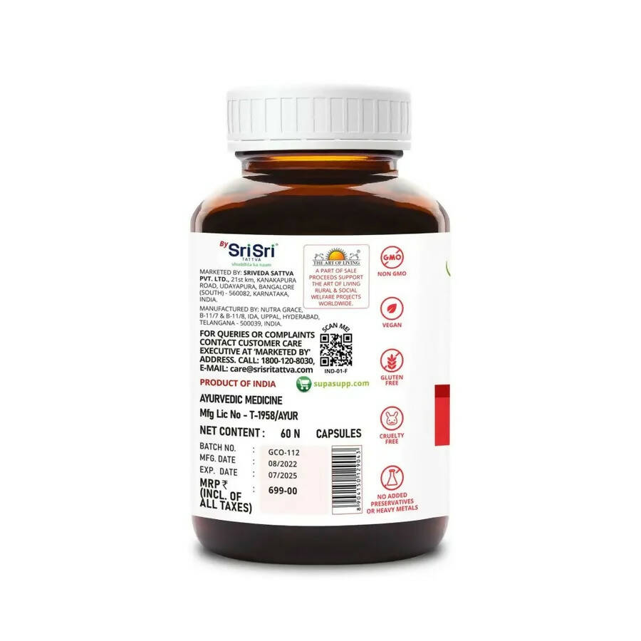 Sri Sri Tattva Supasupp Garlic Oil Capsules - Grab2buy