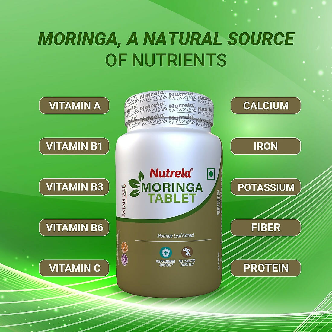 Patanjali Nutrela Moringa Tablets 
