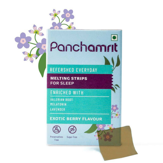 Panchamrit Melting Strips for Sleep-Exotic Berry Flavor - Grab2buy