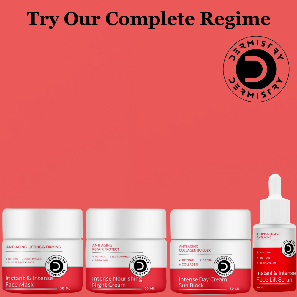 Dermistry Anti Aging Repair Protect Night Cream Retinol Hyaluronic Acid Wrinkles Fine Lines 